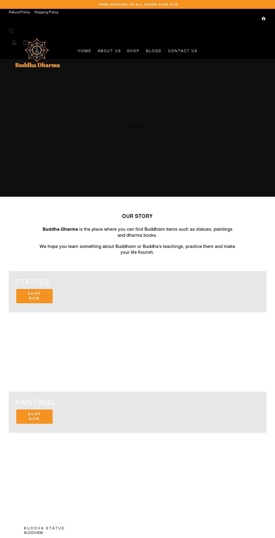 thebuddhaway.com shopify website screenshot