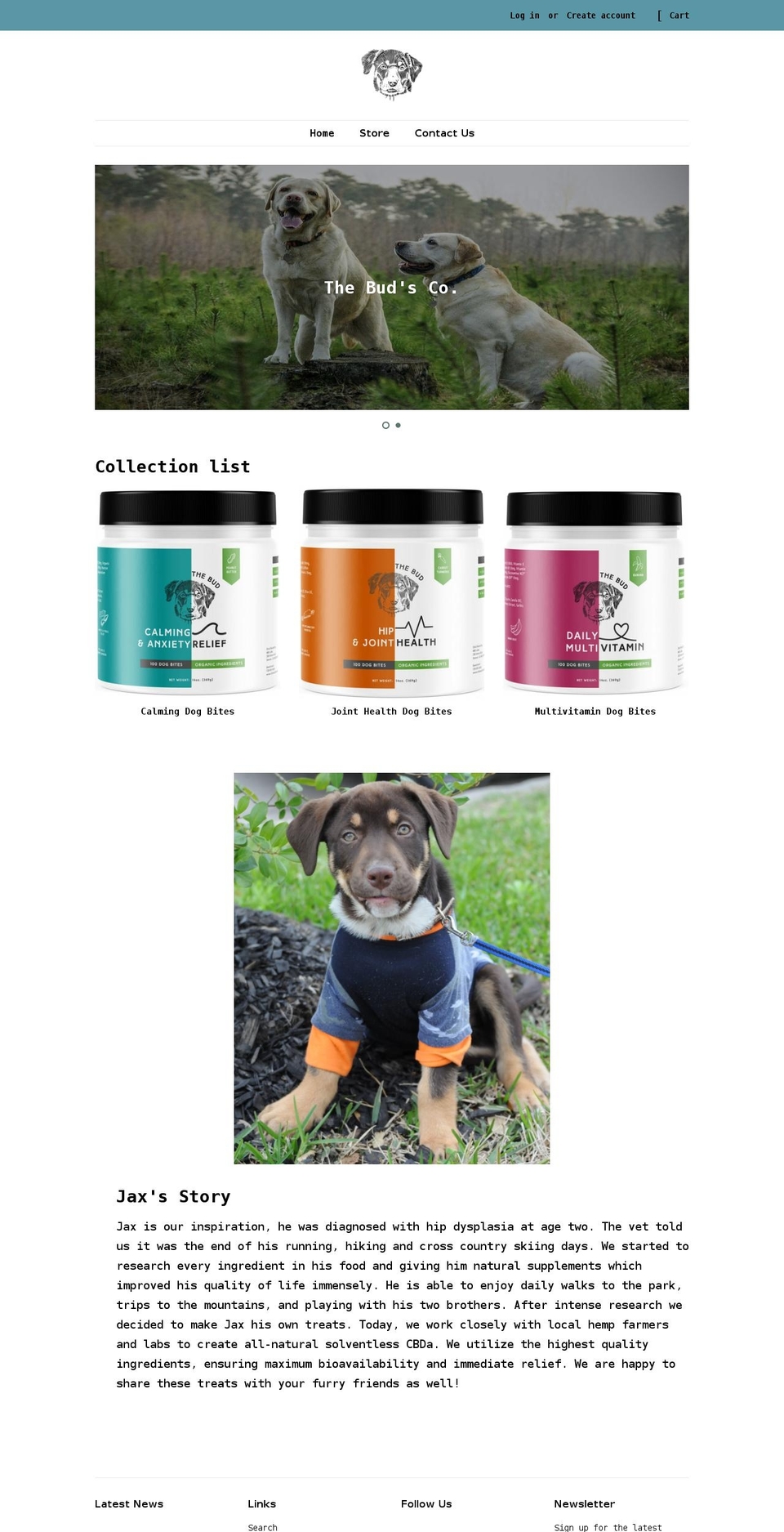 thebudsco.com shopify website screenshot