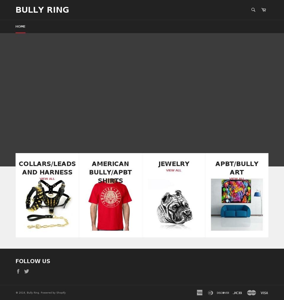 thebullyringstore.com — Shopify storefront screenshot