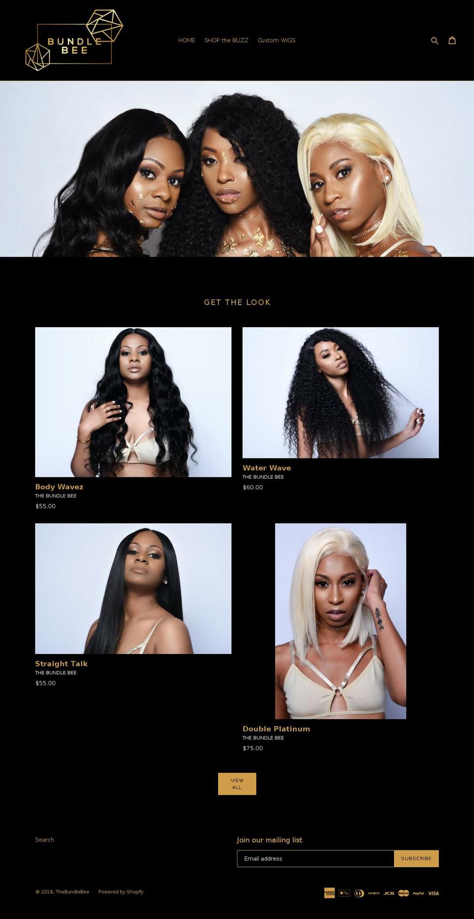thebundlebee.com shopify website screenshot