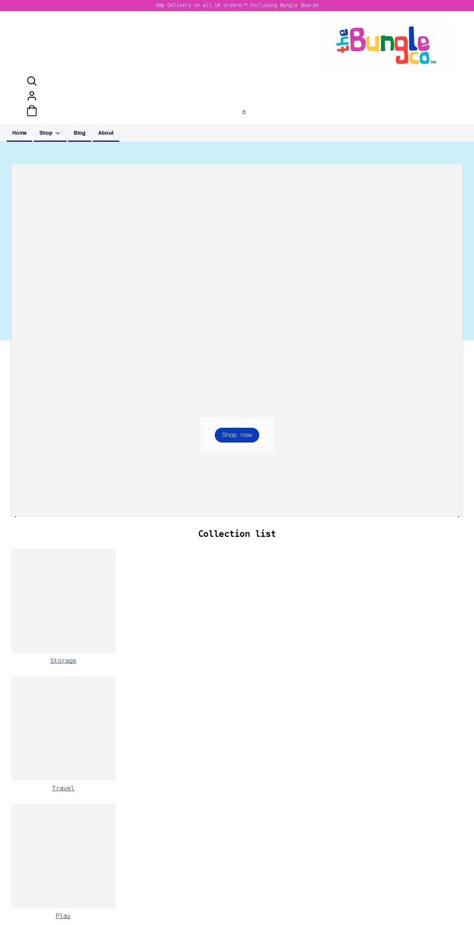 thebungleco.com shopify website screenshot