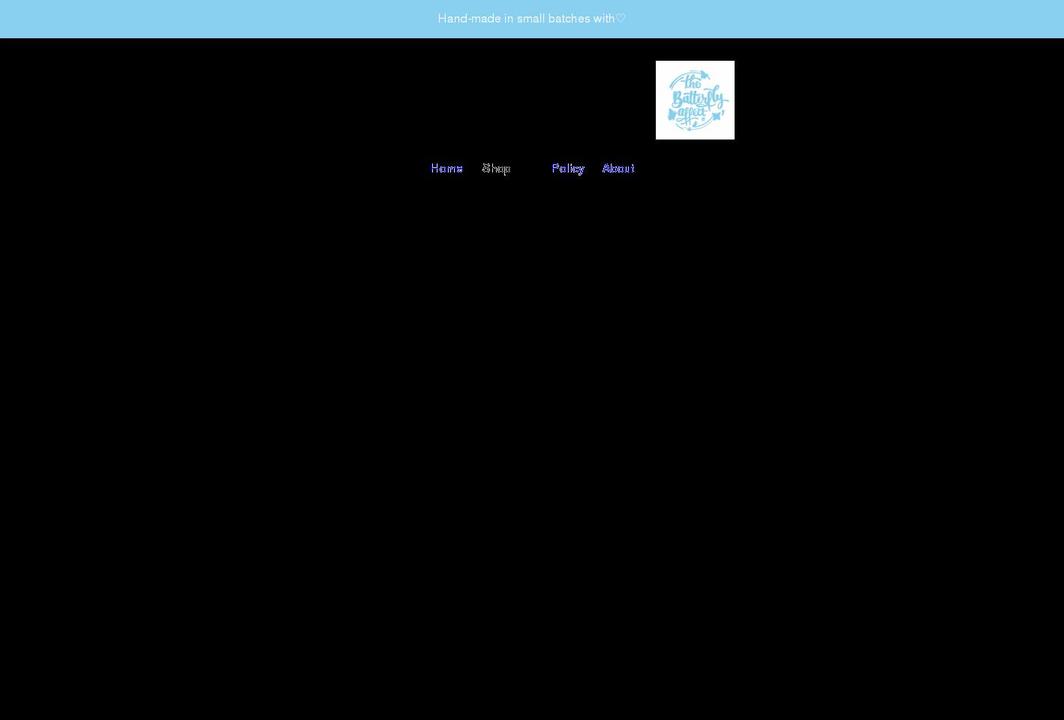 thebutterflyaffect.net shopify website screenshot