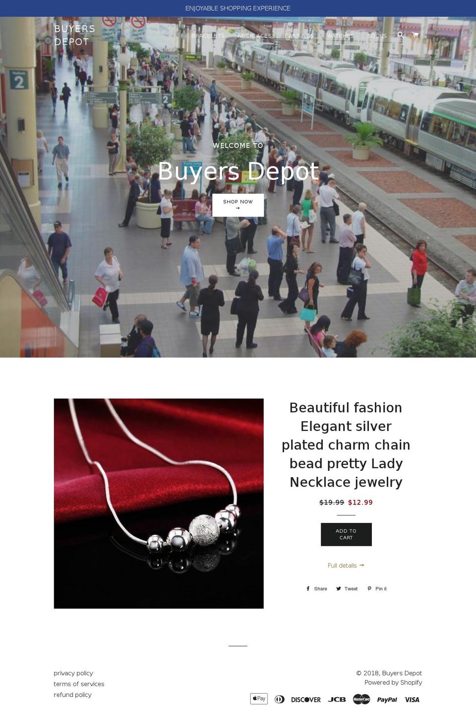 thebuyersdepot.com — Shopify storefront screenshot