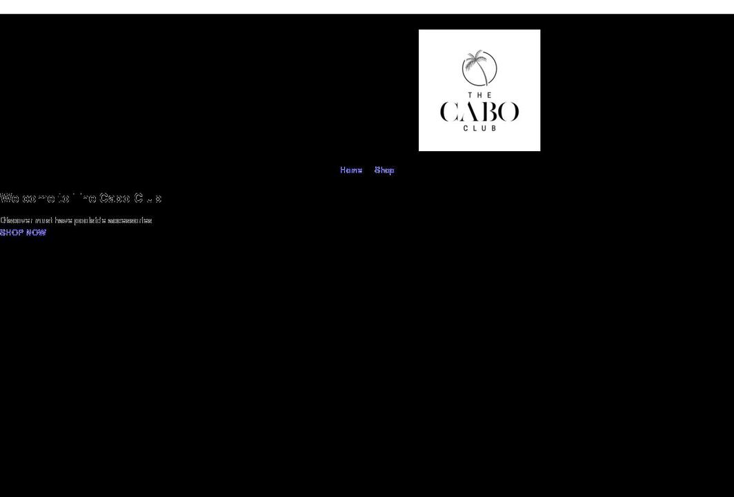 thecaboclub.com shopify website screenshot