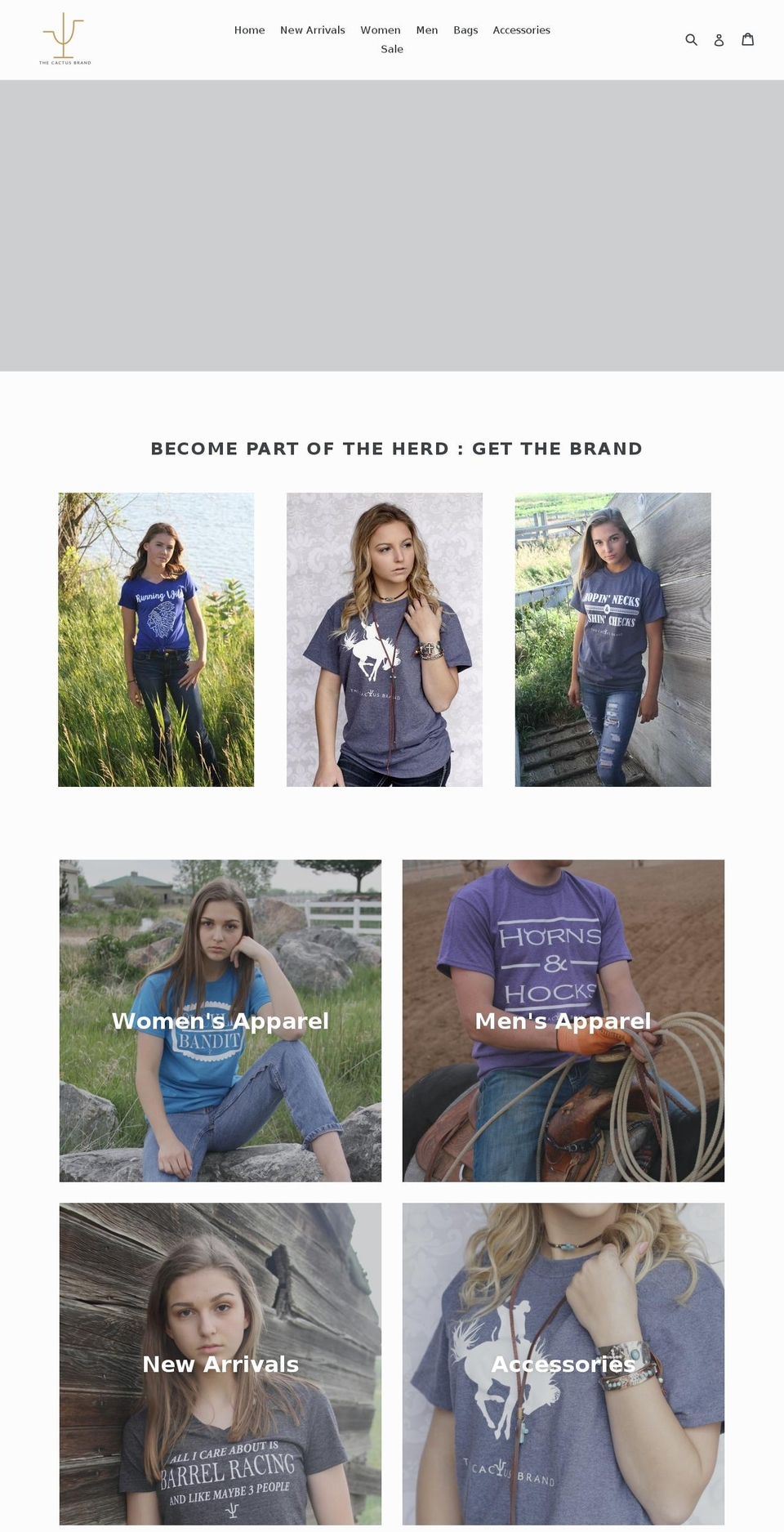 thecactusbrand.com — Shopify storefront screenshot