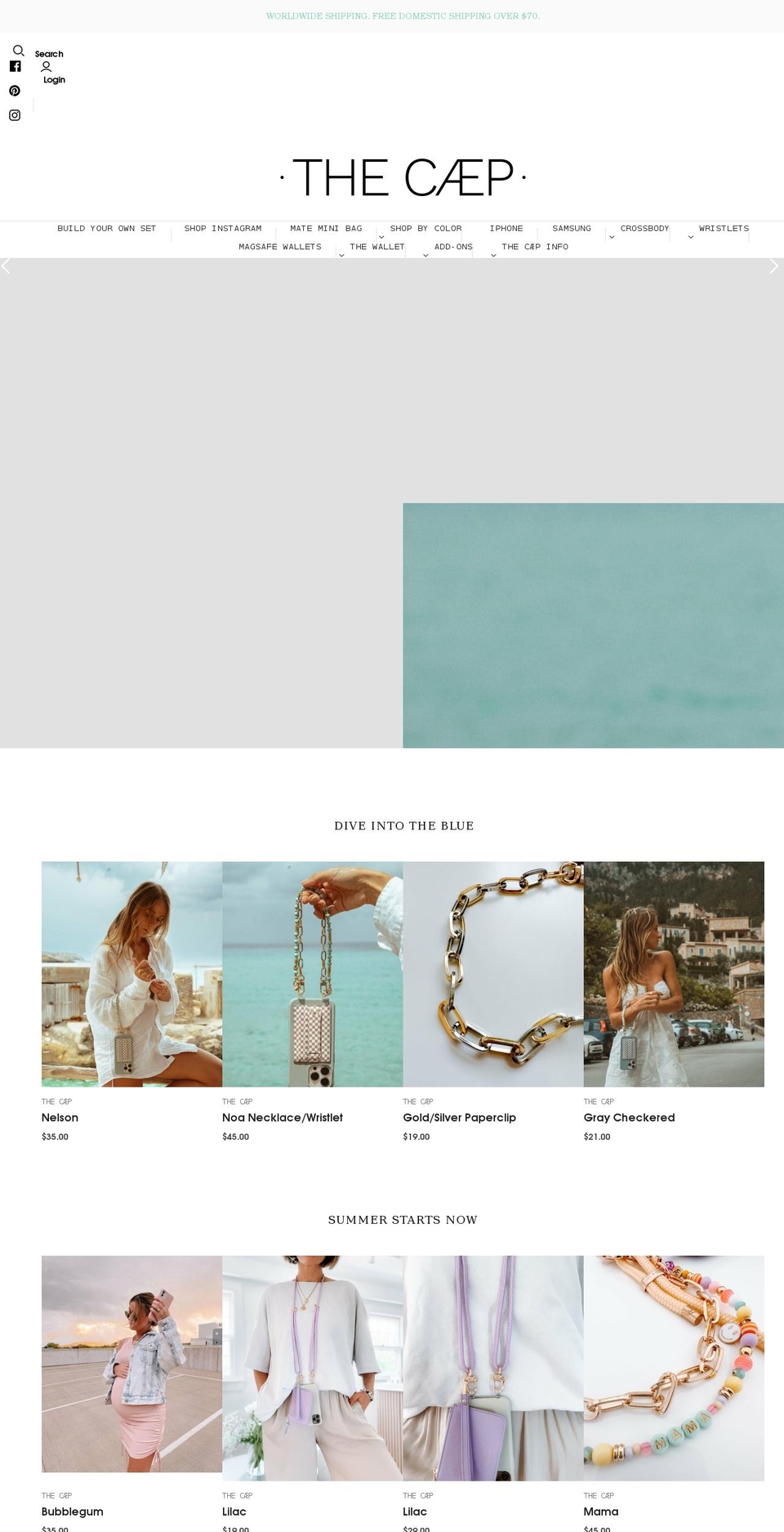 thecaep.com shopify website screenshot