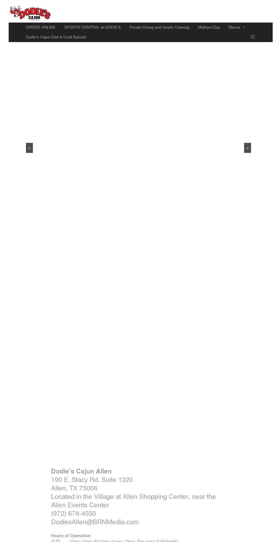 thecajunplace.com — Shopify storefront screenshot