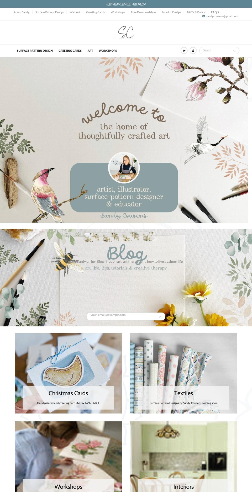 thecalmstudio.com.au shopify website screenshot