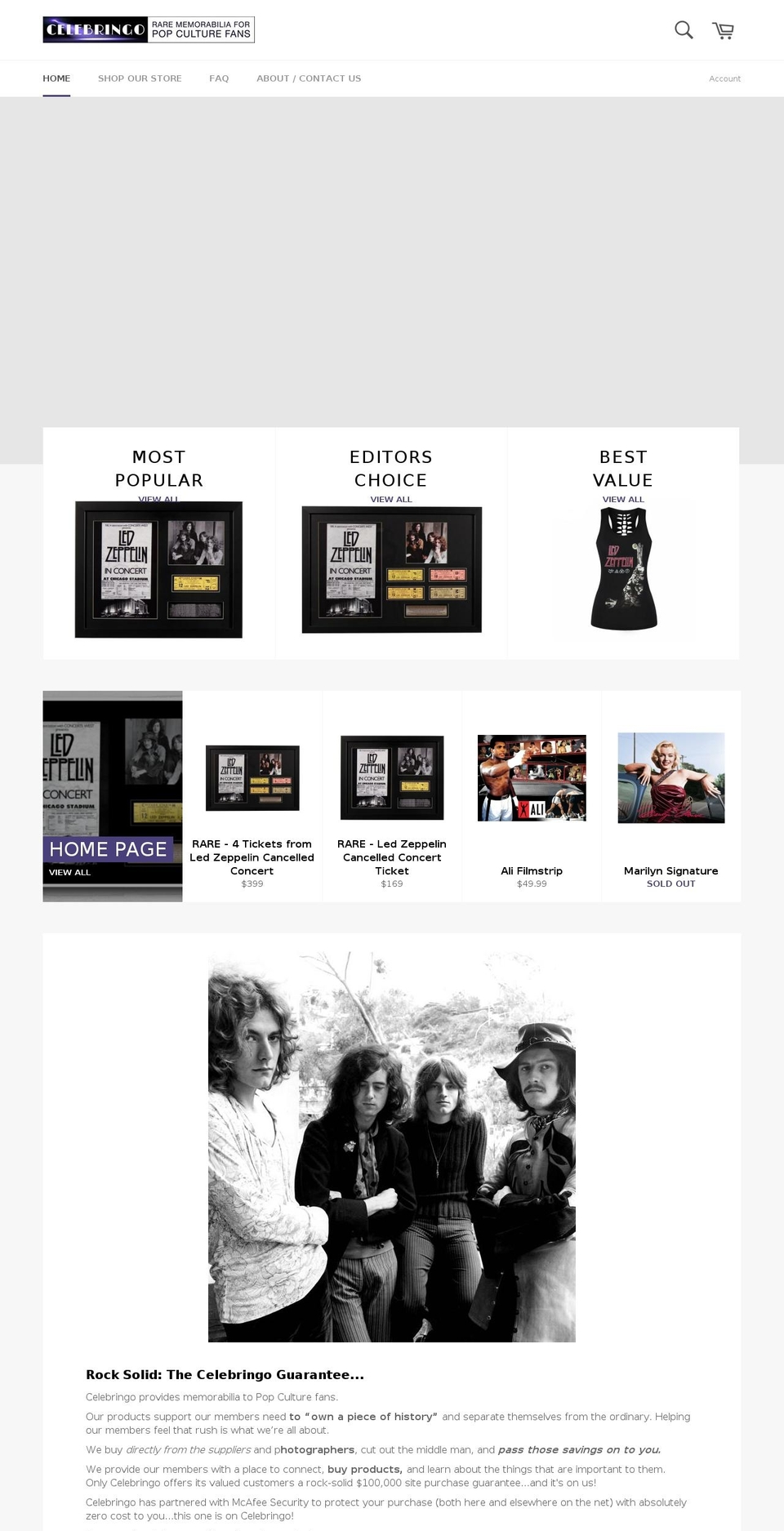 thecamphawk.com — Shopify storefront screenshot