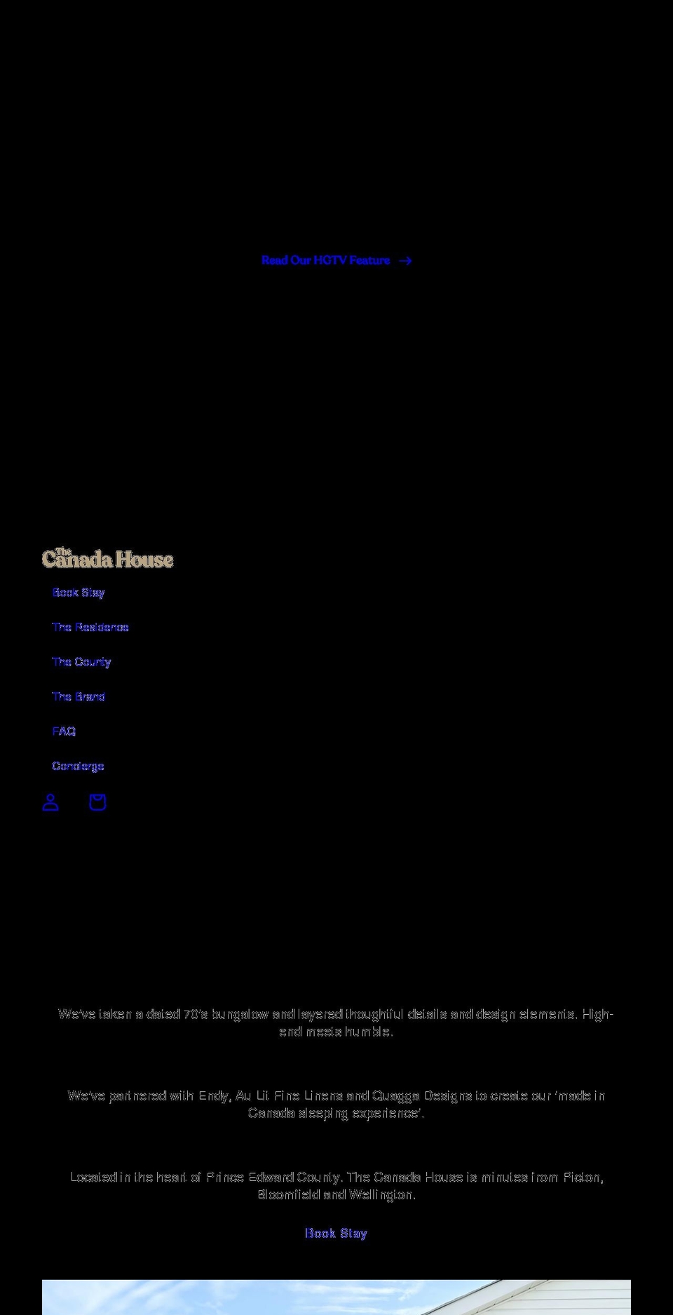 thecanadahouse.com shopify website screenshot