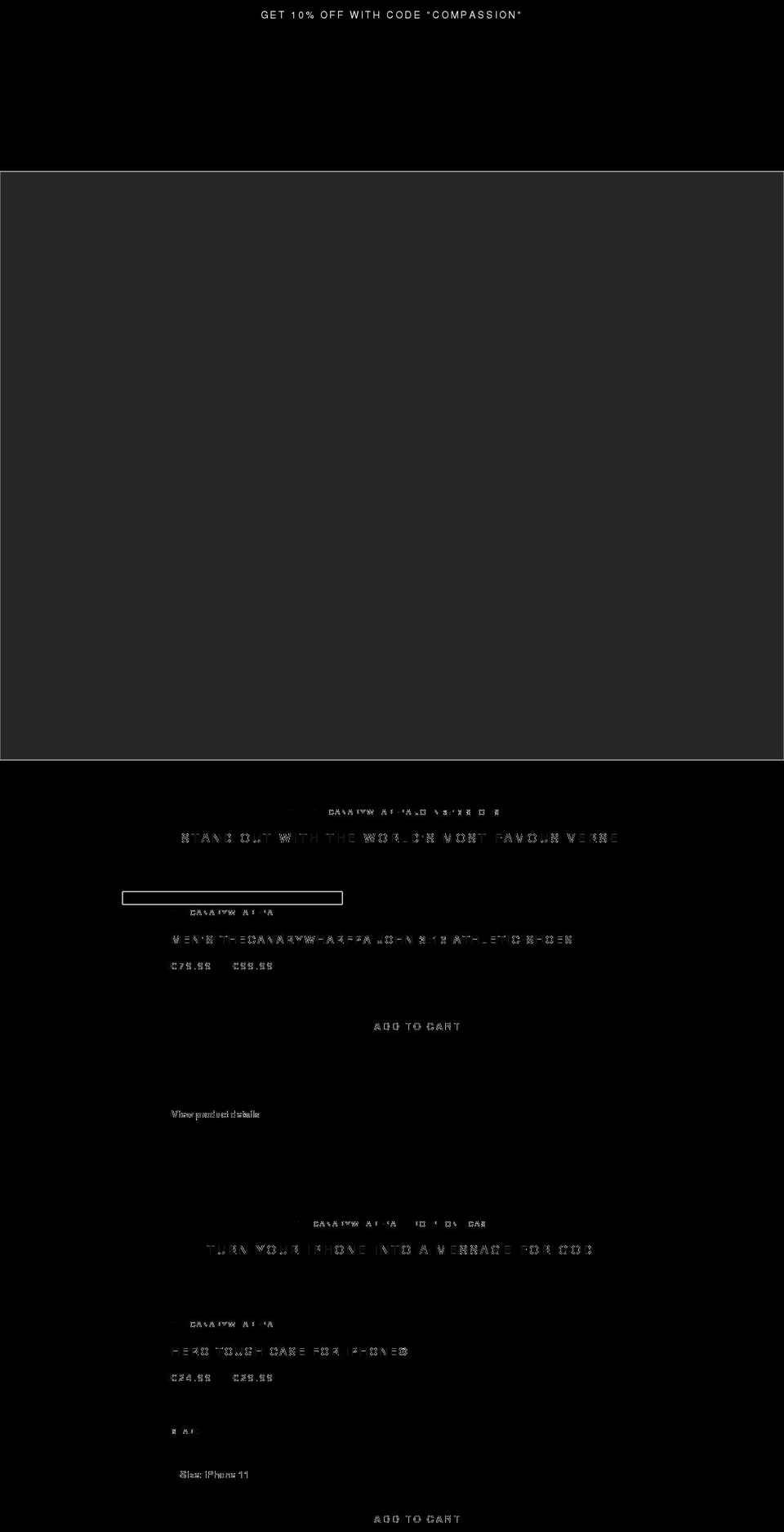thecanarywharfpa.com shopify website screenshot