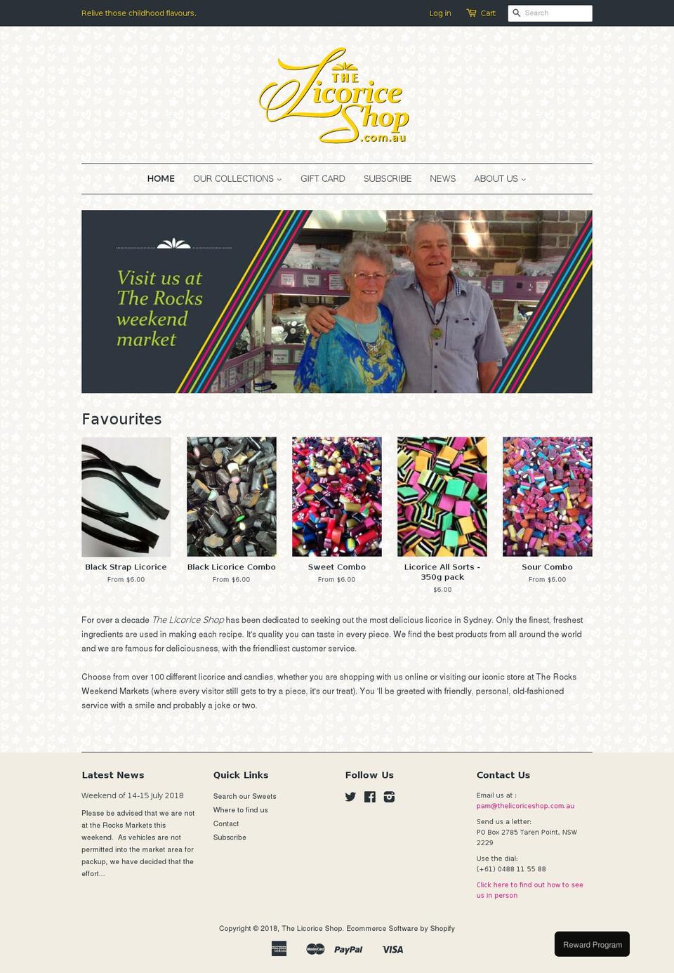thecandymancann.com.au shopify website screenshot
