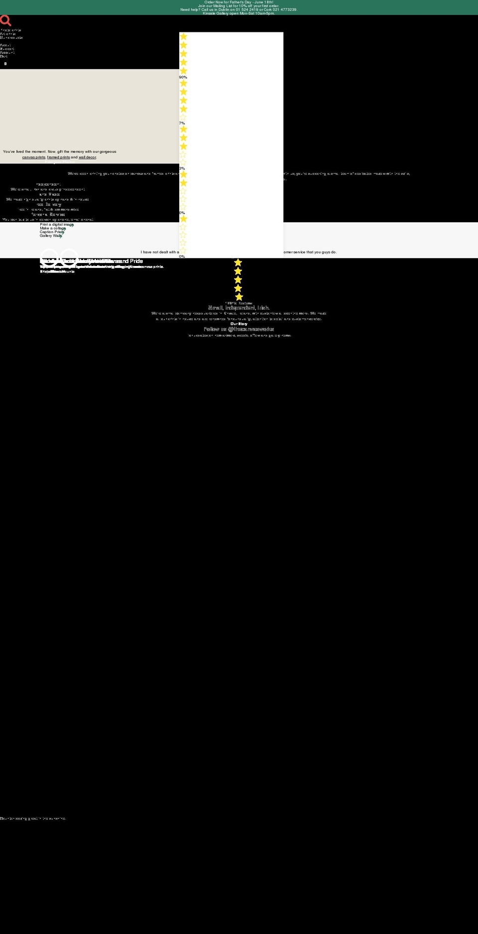 thecanvasworks.co.uk shopify website screenshot