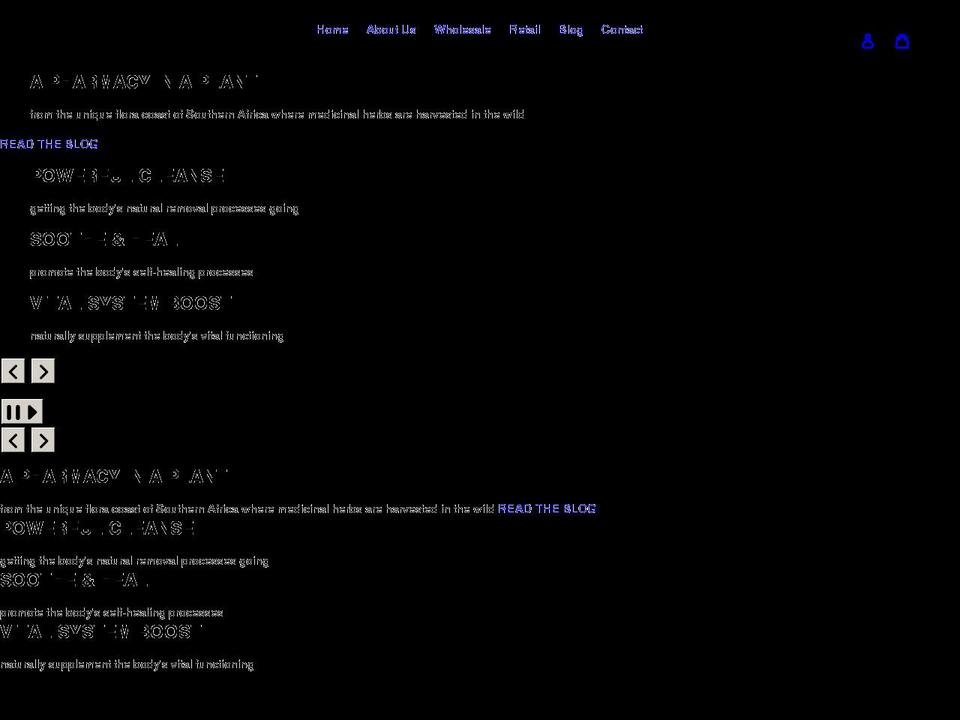 thecapealoecollection.com shopify website screenshot