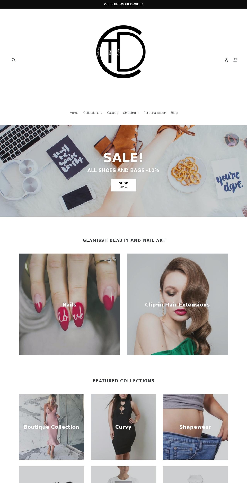 thecapitaldolls.com — Shopify storefront screenshot