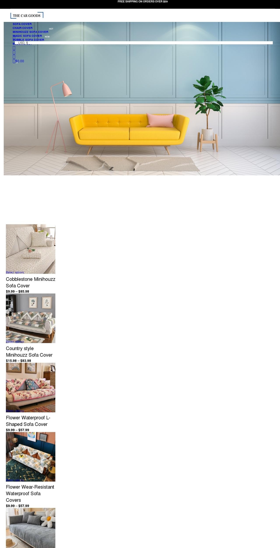 thecargoods.com shopify website screenshot