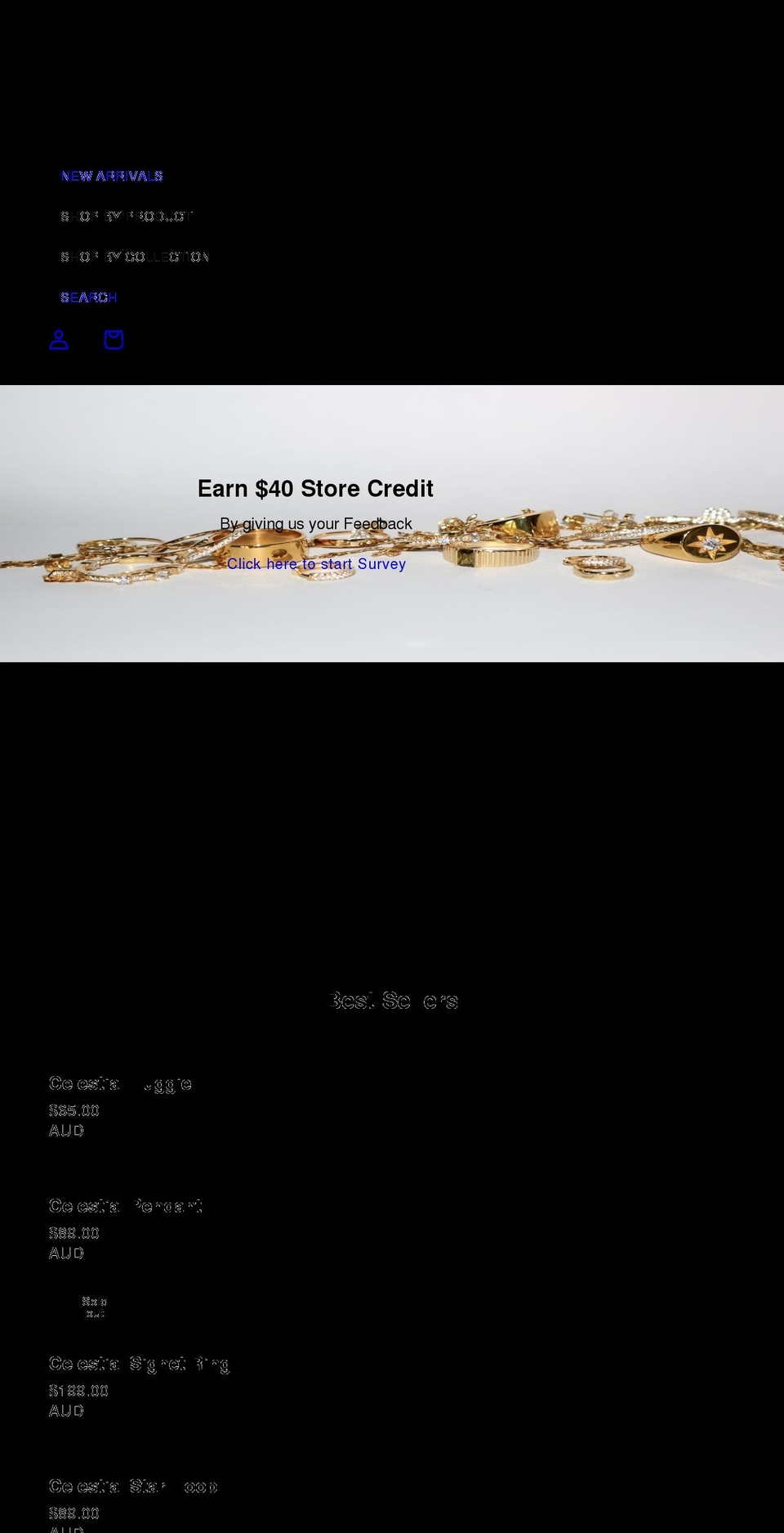 thecarteljewellery.com shopify website screenshot