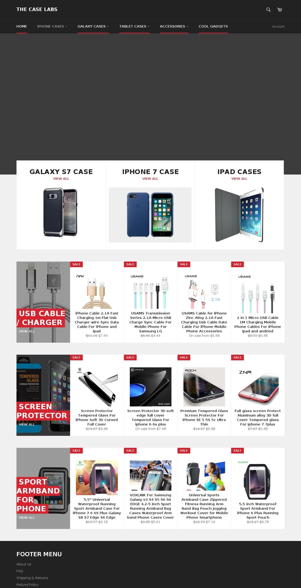 thecaselabs.com — Shopify storefront screenshot