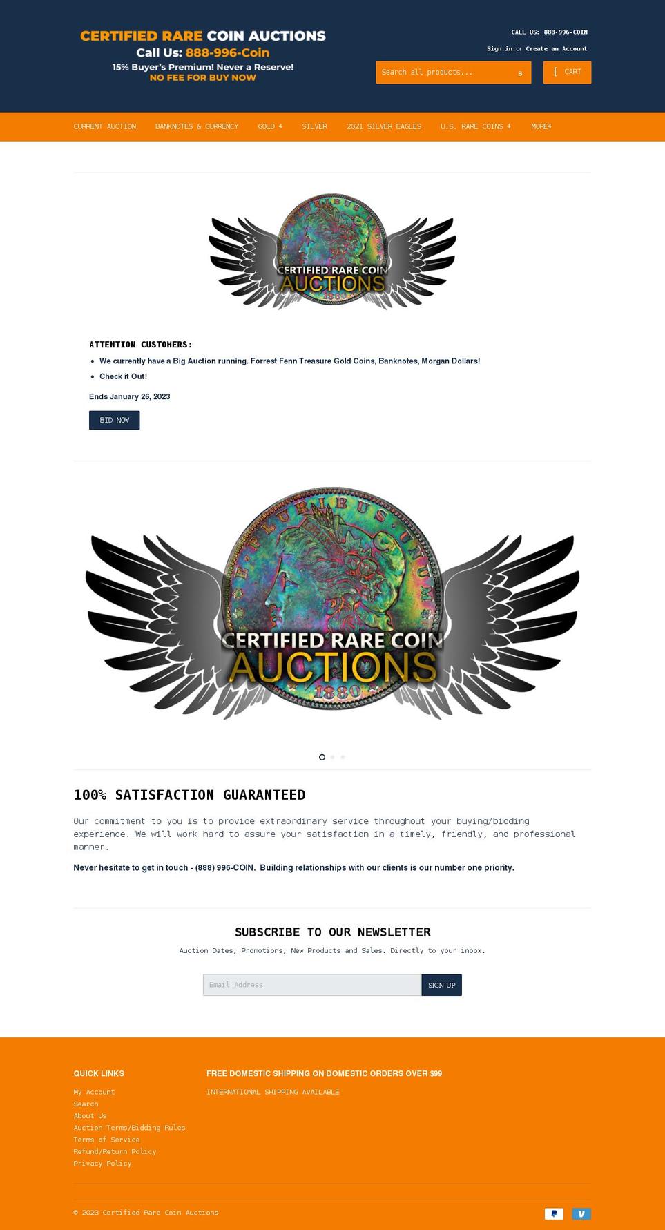thecashshow.com shopify website screenshot