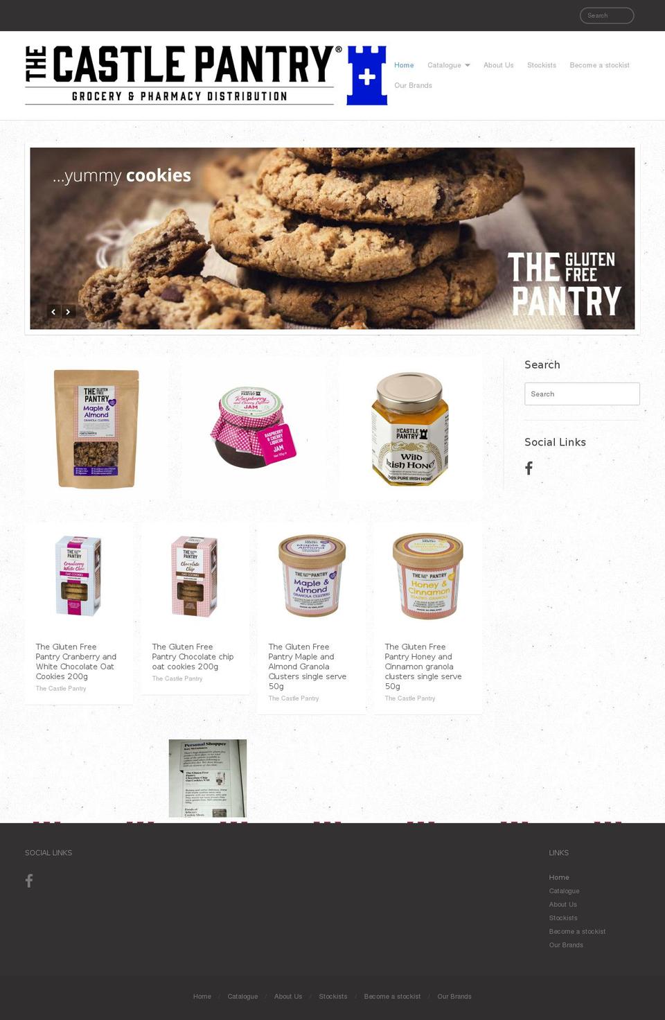 thecastlepantry.com shopify website screenshot