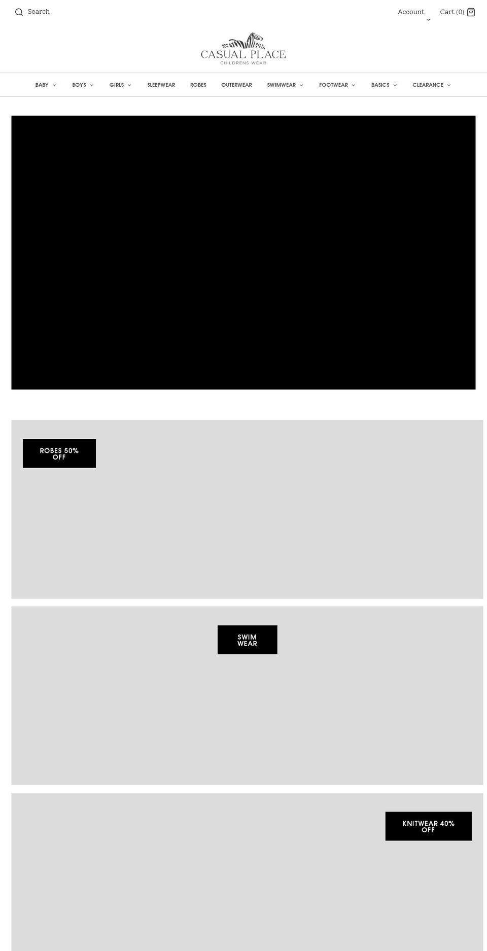 thecasualplace.com shopify website screenshot