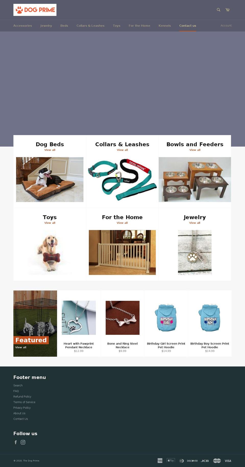 thecatprime.com — Shopify storefront screenshot