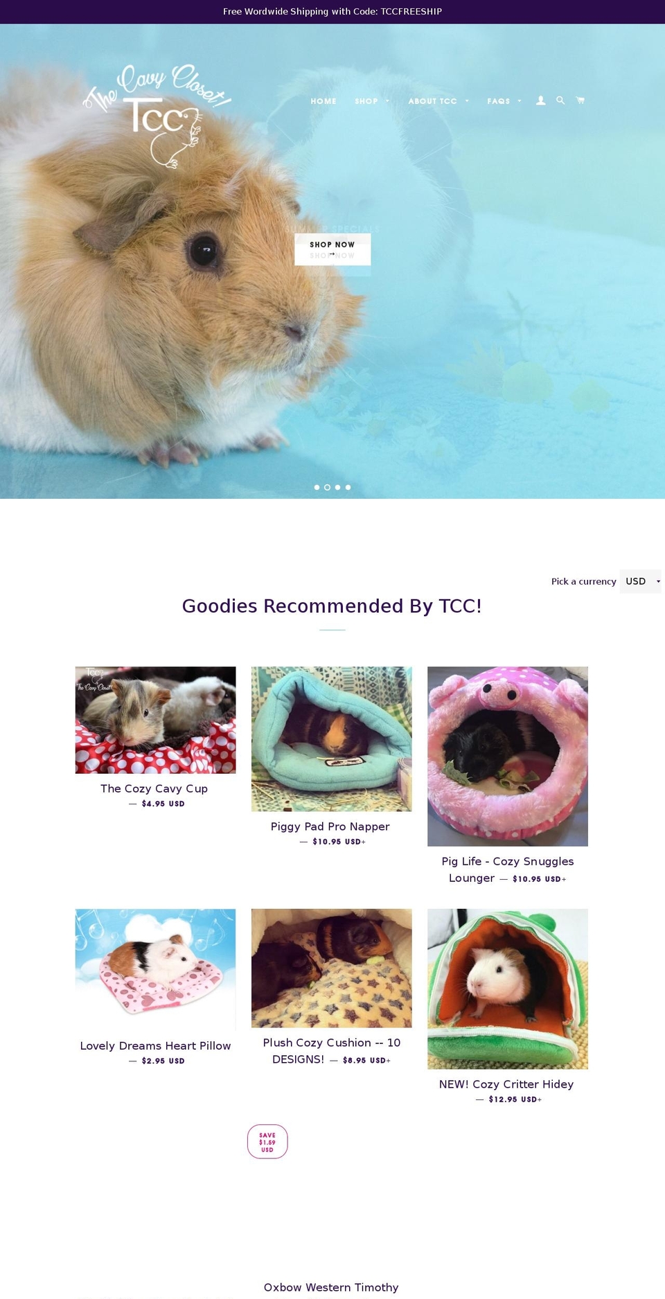 thecavycloset.com shopify website screenshot