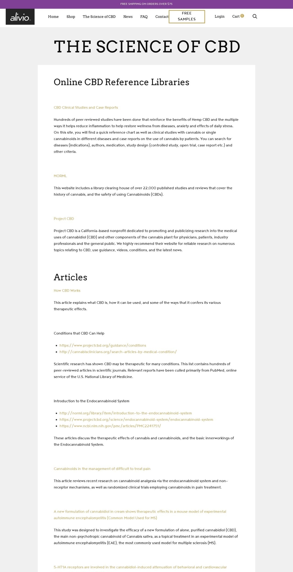 thecbd411.com — Shopify storefront screenshot