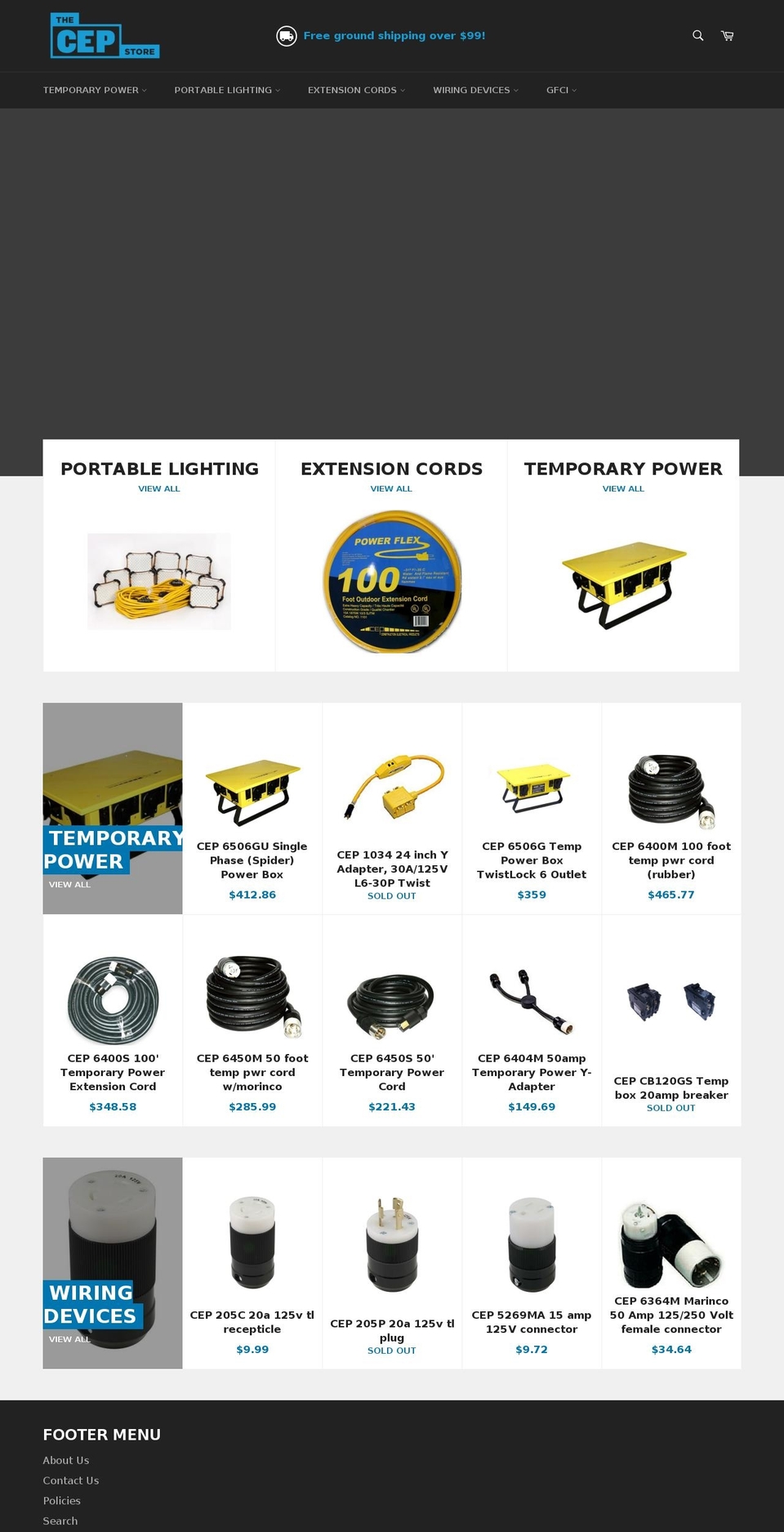 thecepstore.com shopify website screenshot