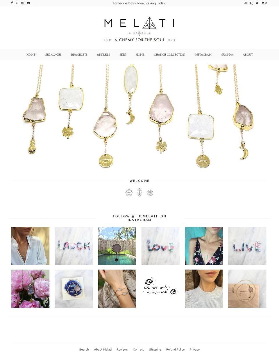 thechameli.com shopify website screenshot