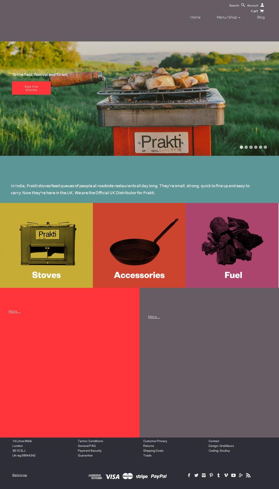 CBC Shopify Shopify theme site example thecharcoalburnercompany.co.uk