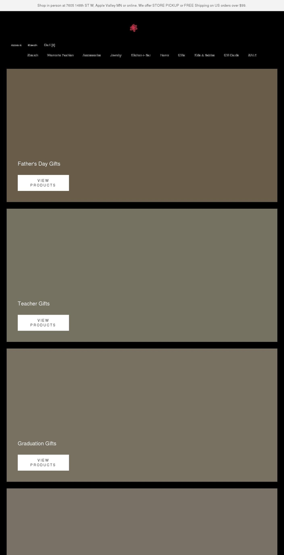 thecharminglily.com shopify website screenshot