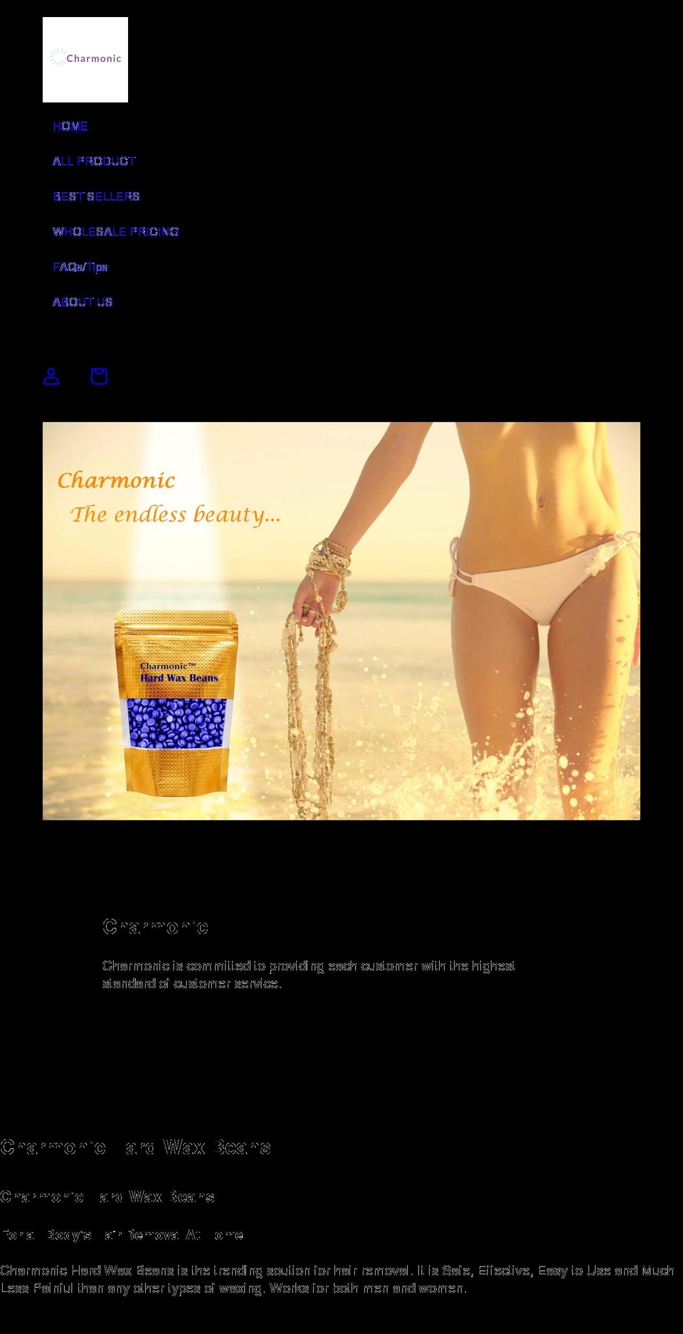 thecharmonic.com shopify website screenshot