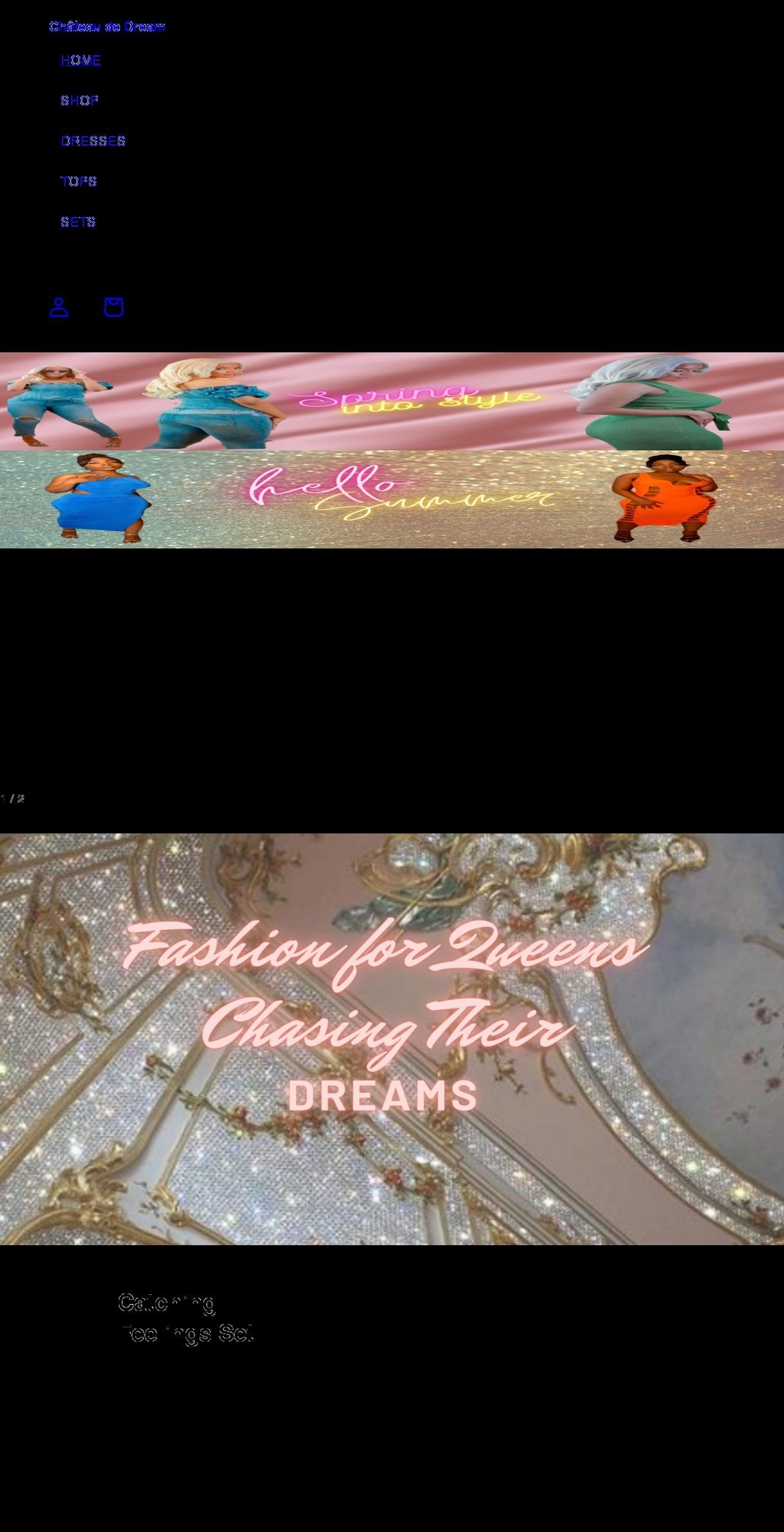 thechateaudream.com shopify website screenshot