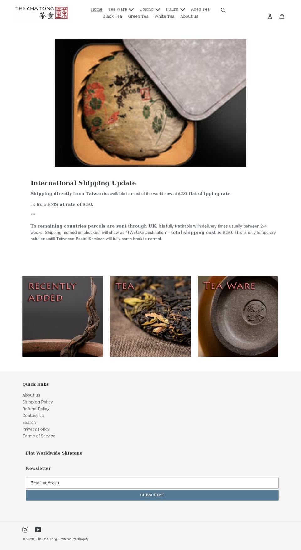 thechatong.com shopify website screenshot