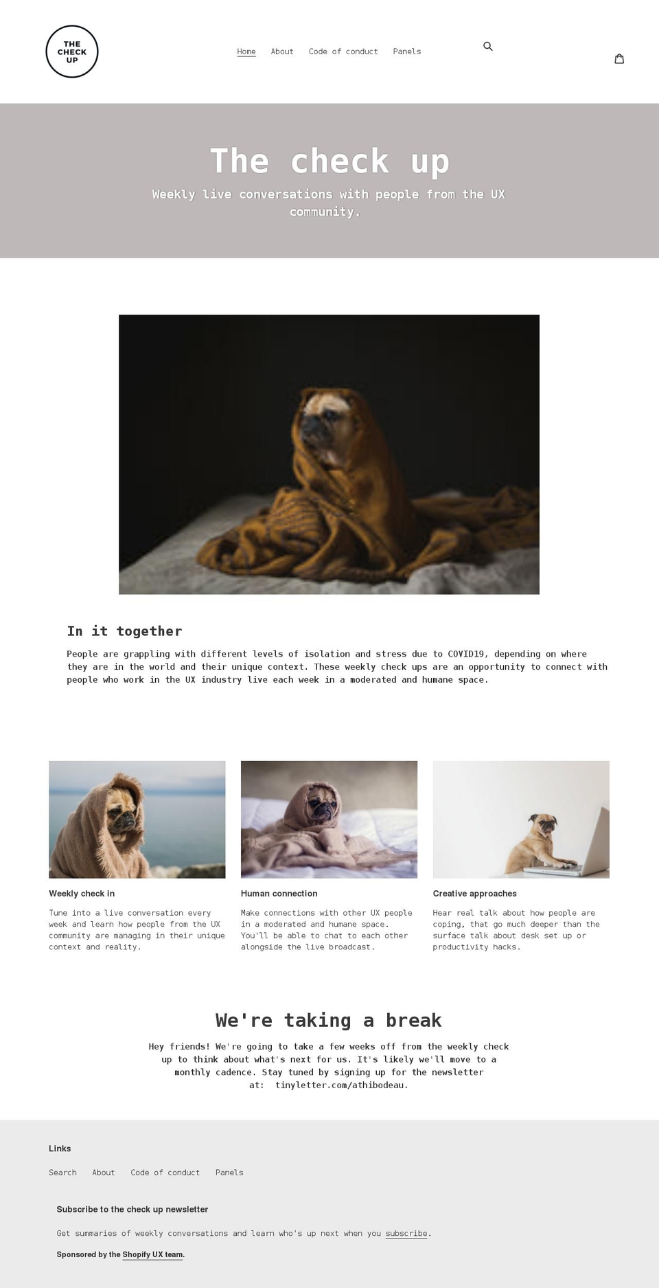 thecheckup.ca shopify website screenshot