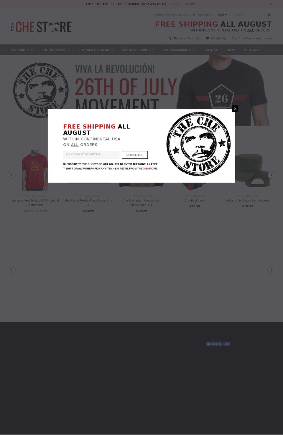 thechestore.com shopify website screenshot