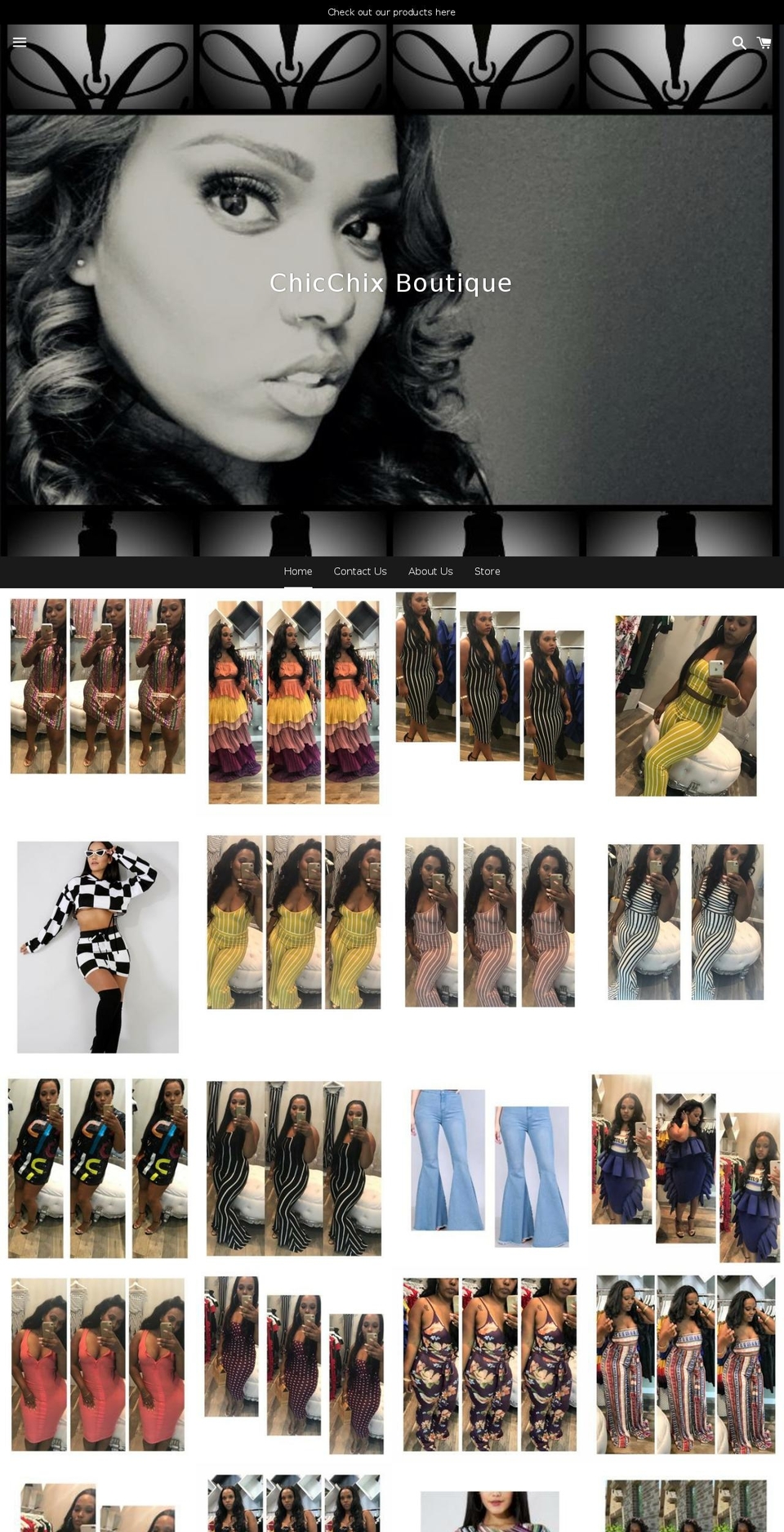 thechicchix.com shopify website screenshot