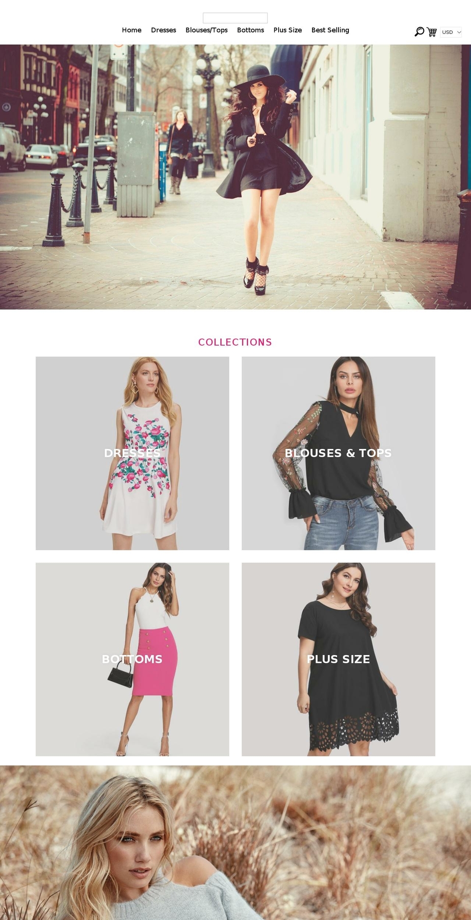 thechicwoman.com — Shopify storefront screenshot