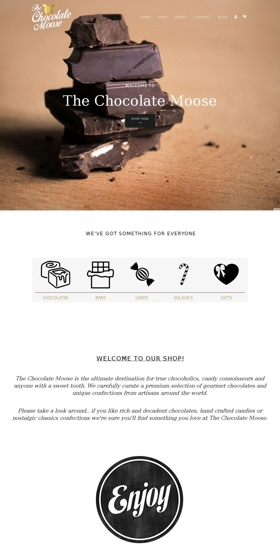 thechocolatemoosepgh.com shopify website screenshot