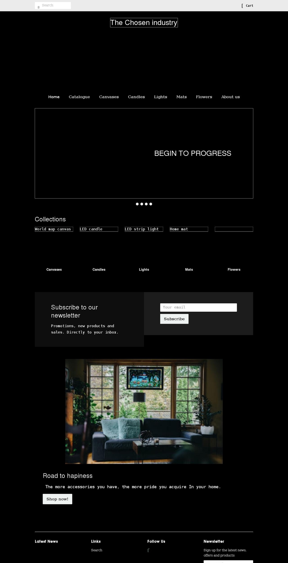 thechosenindustry.com shopify website screenshot