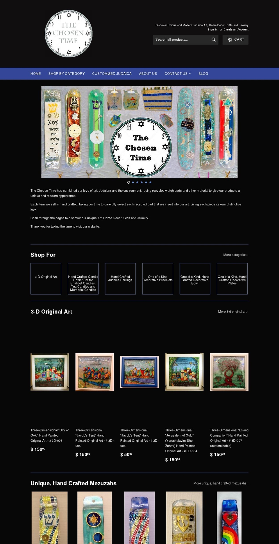 thechosentime.com shopify website screenshot