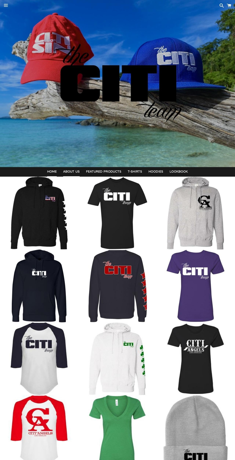 thecititeam.com — Shopify storefront screenshot