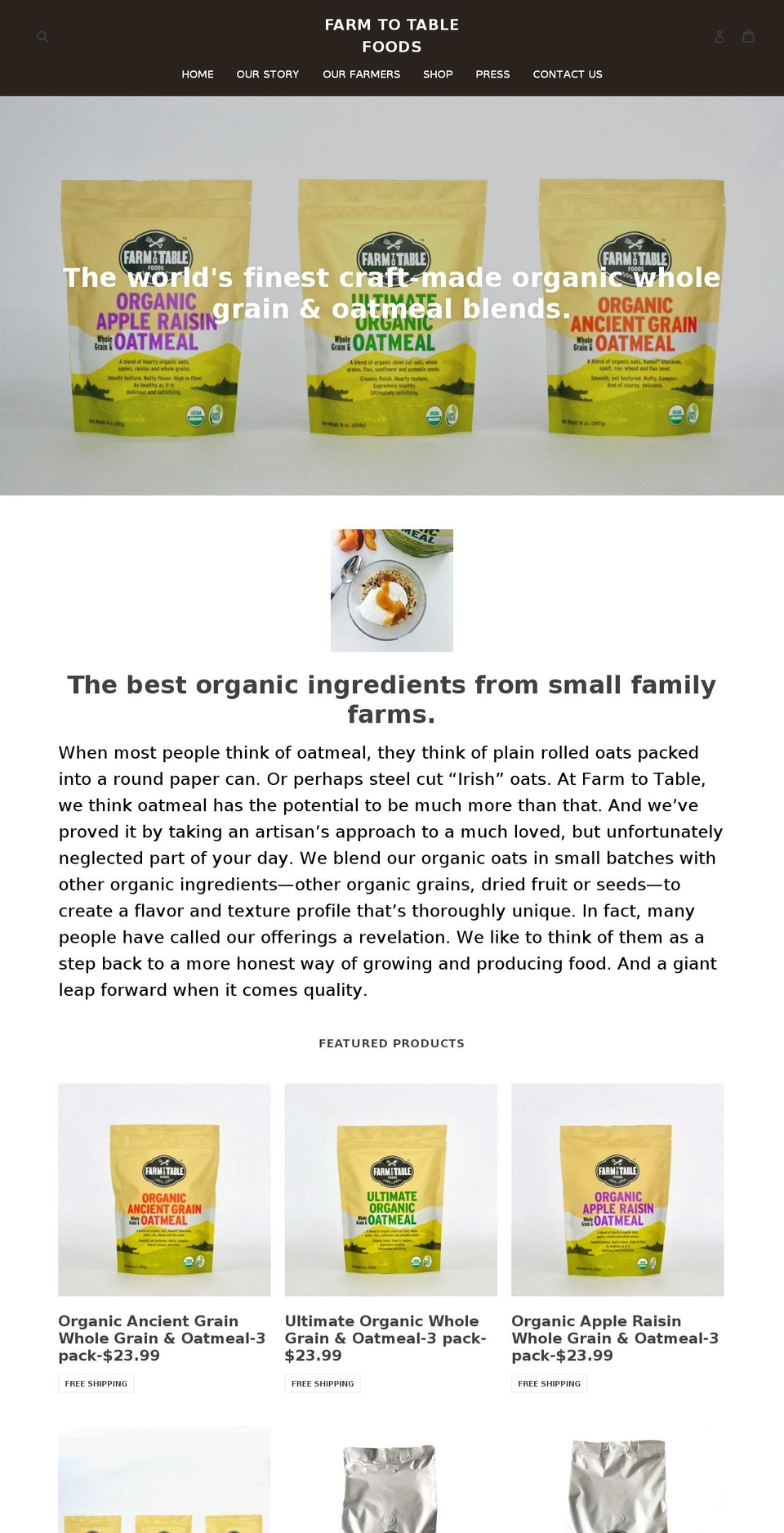 thecitizenfarmer.com — Shopify storefront screenshot