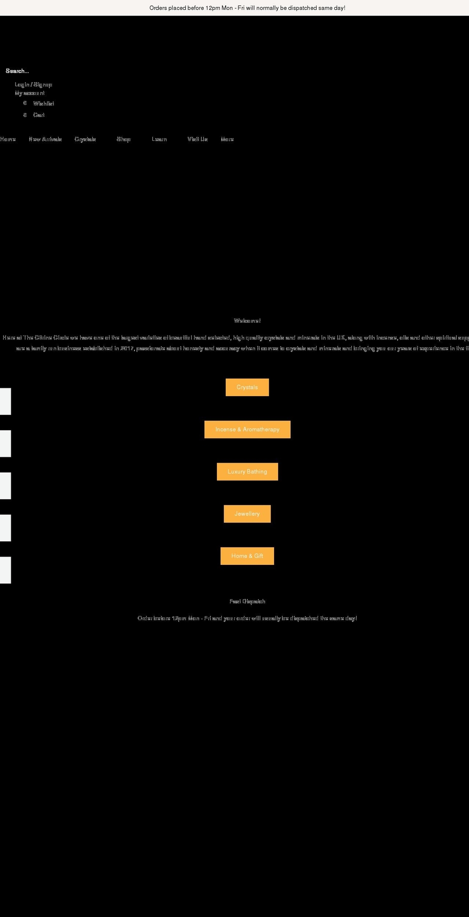 thecitrinecircle.com shopify website screenshot