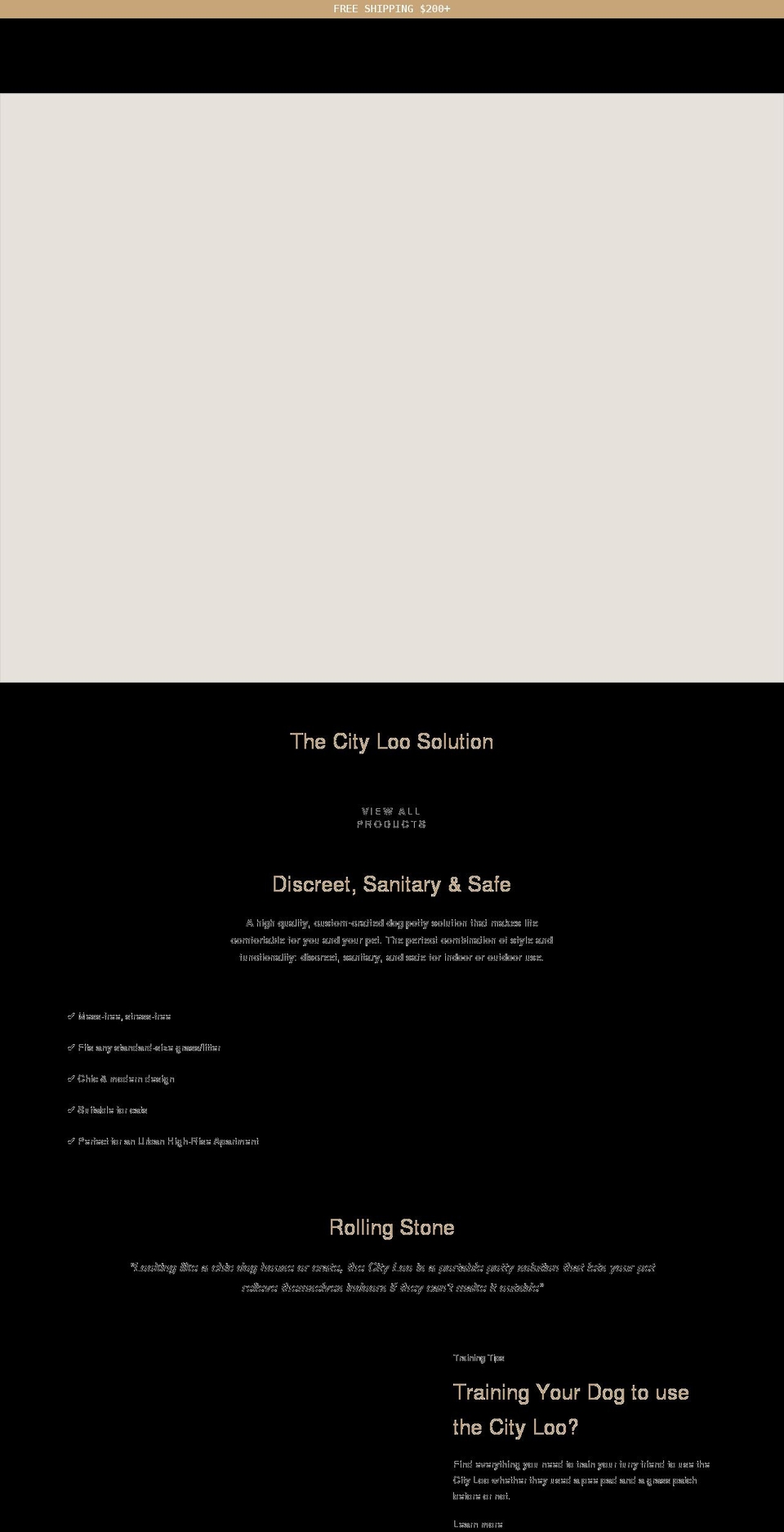 thecityloo.com shopify website screenshot