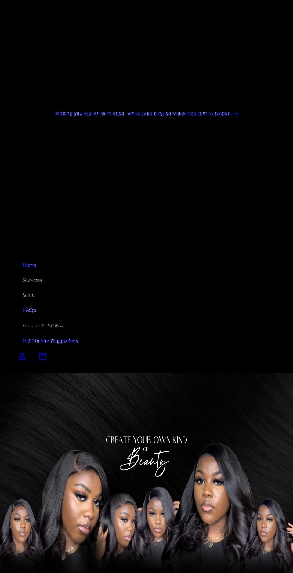 theclairestyle.com shopify website screenshot