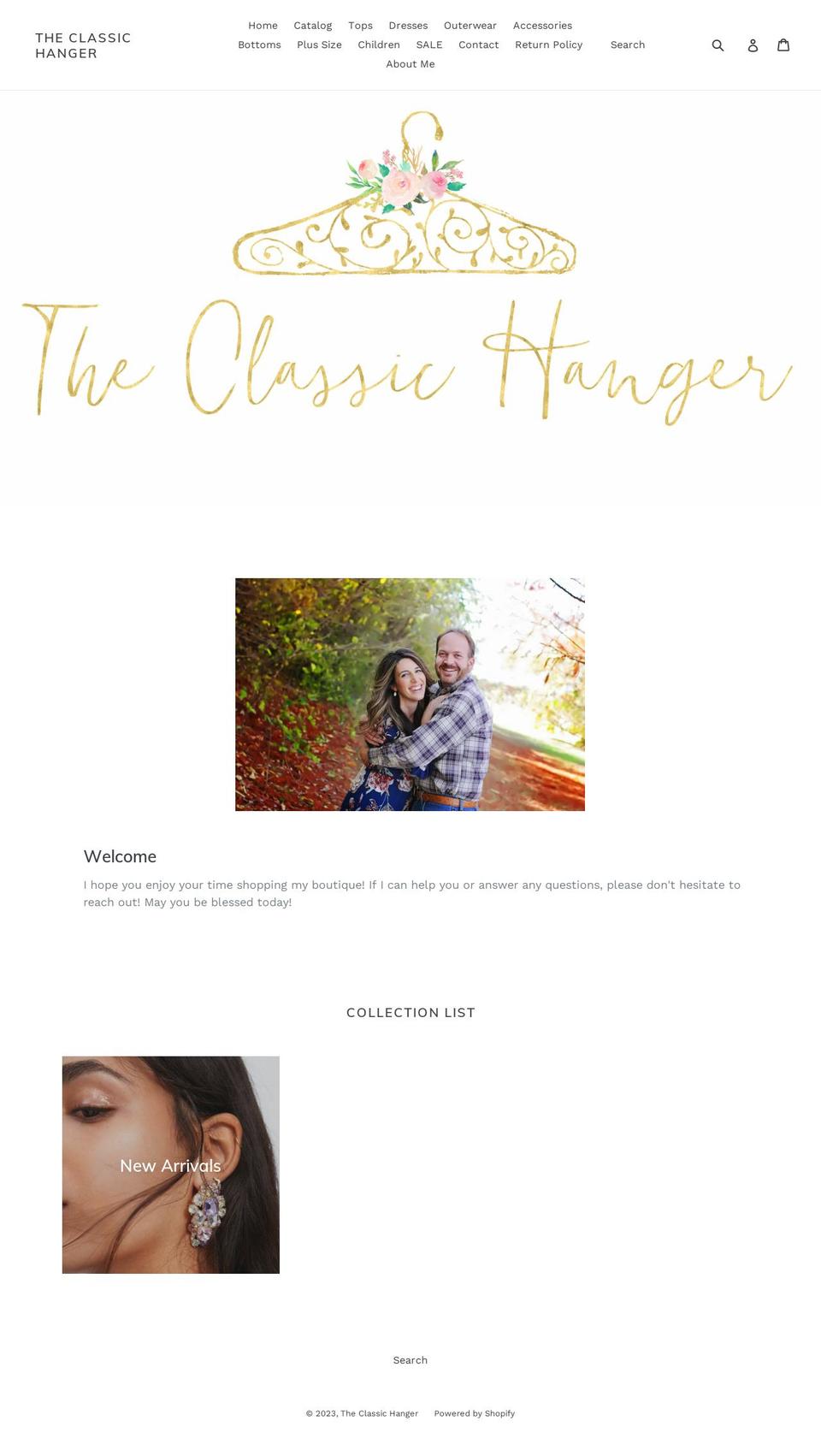 theclassichanger.net shopify website screenshot