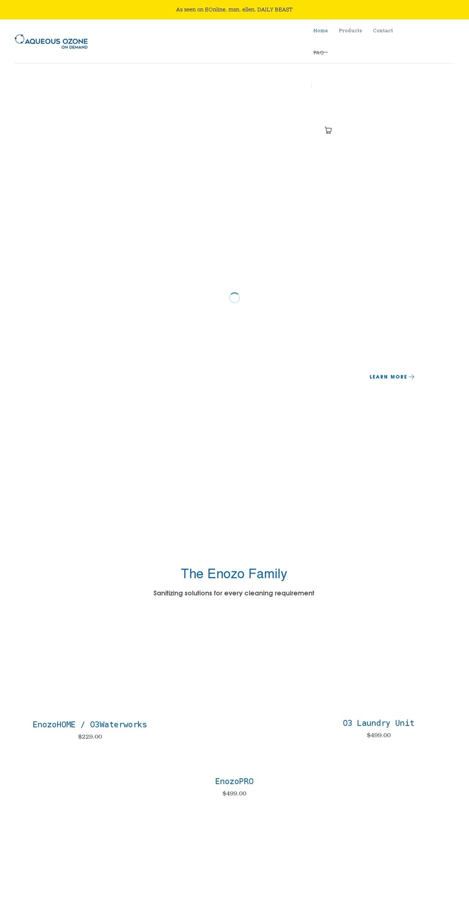 thecleanscience.com shopify website screenshot