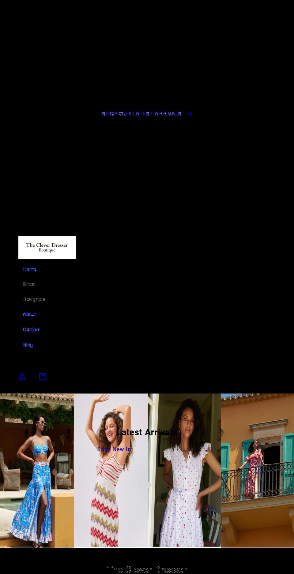 thecleverdresser.com shopify website screenshot